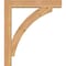 Ekena Millwork Thorton Block Smooth Bracket w/ Offset Brace, Western Red Cedar, 5 1/2"W x 28"D x 32"H BKT0604X28X32THR05SWR - alternate 4